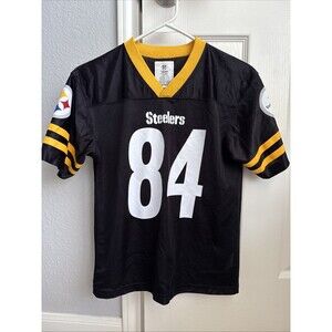 NFL Pittsburgh Steelers Kid Size Large 10/12 Antonio Brown Football Jersey Black